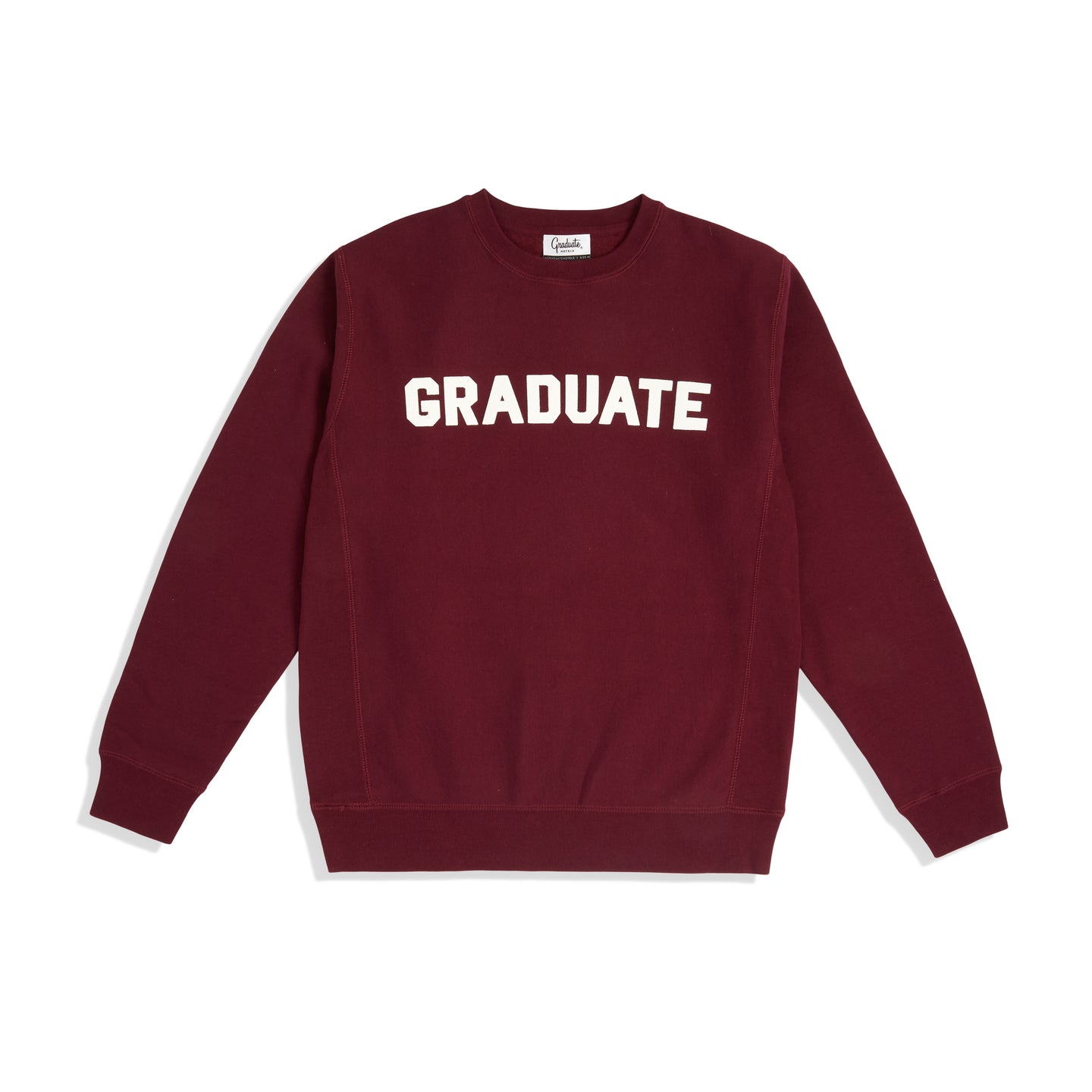 Collegiate Crewneck Sweatshirt - Plum